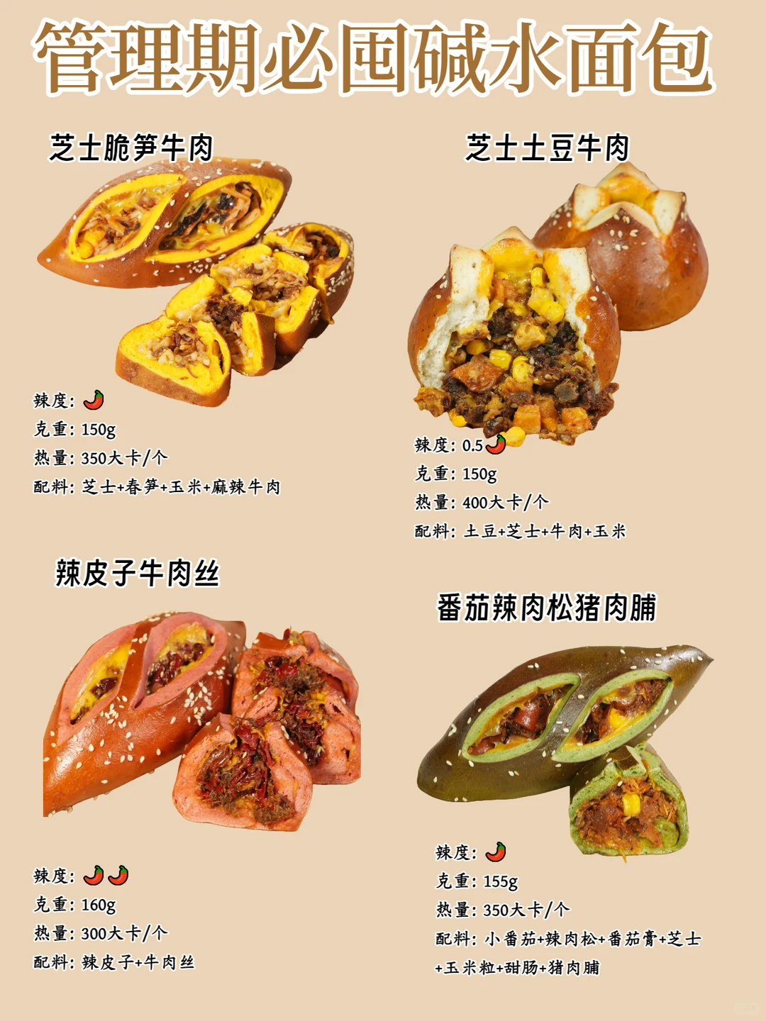 管理期必囤🥯好吃解馋面包脑袋幸福住了啊😭