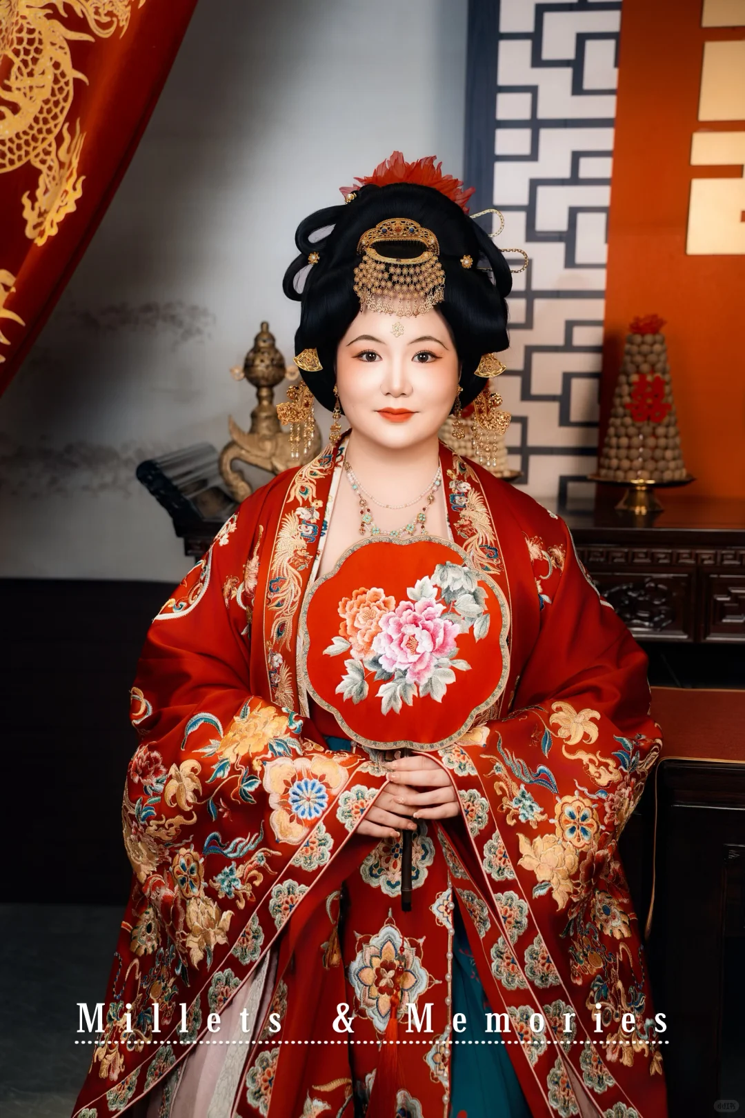 肉肉女孩穿唐制终于懂杨贵妃为啥是盛唐顶流