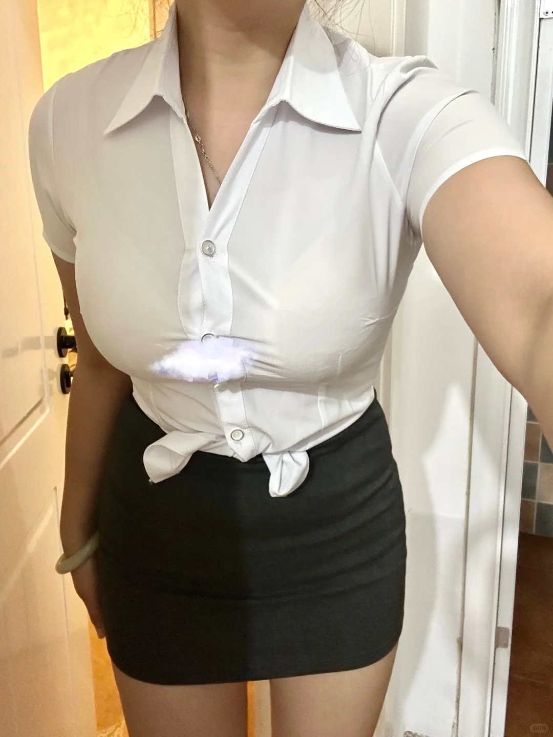 我的白衬衫穿搭！！职业穿搭