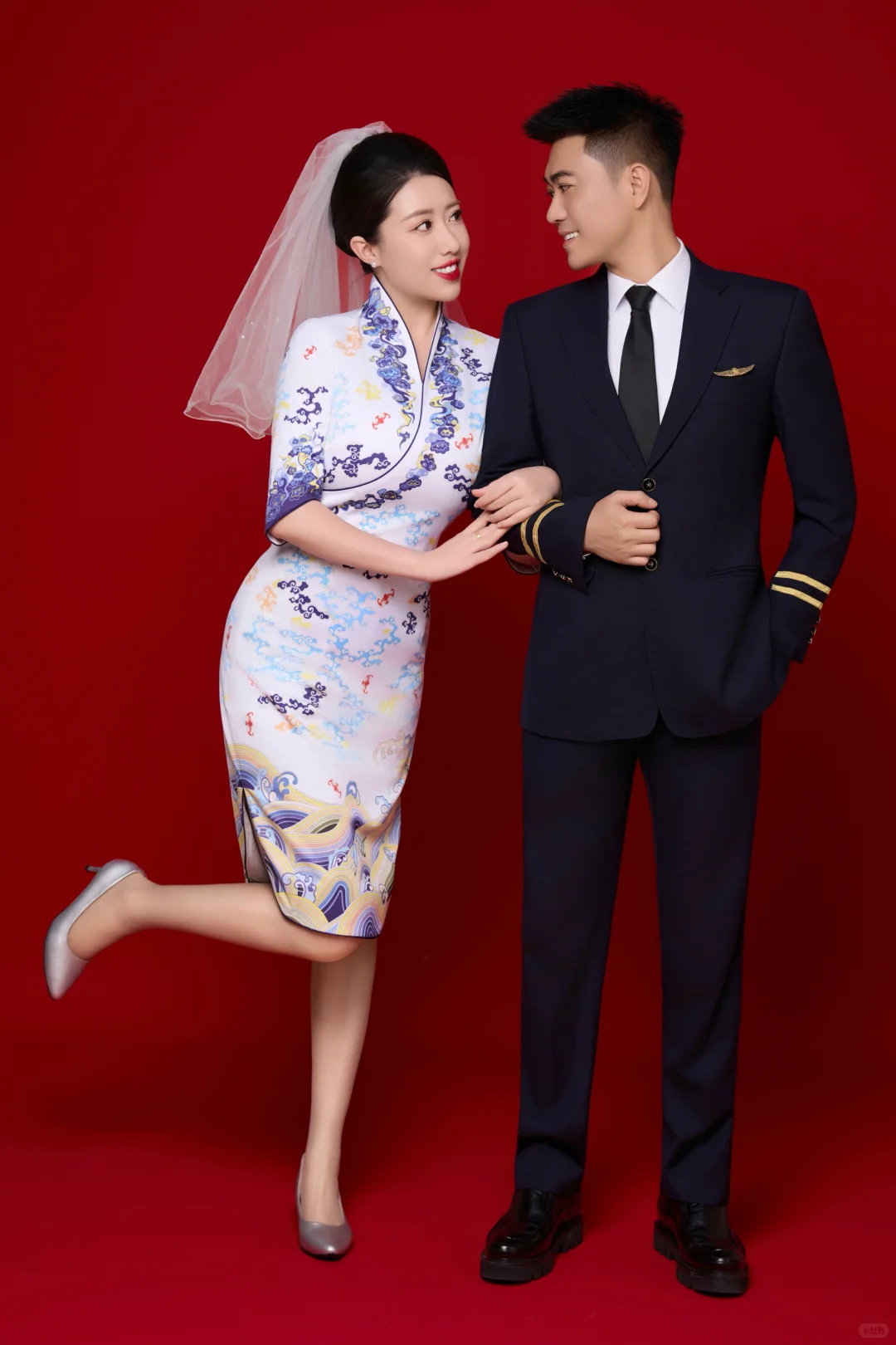 属于我们的红底照✈️