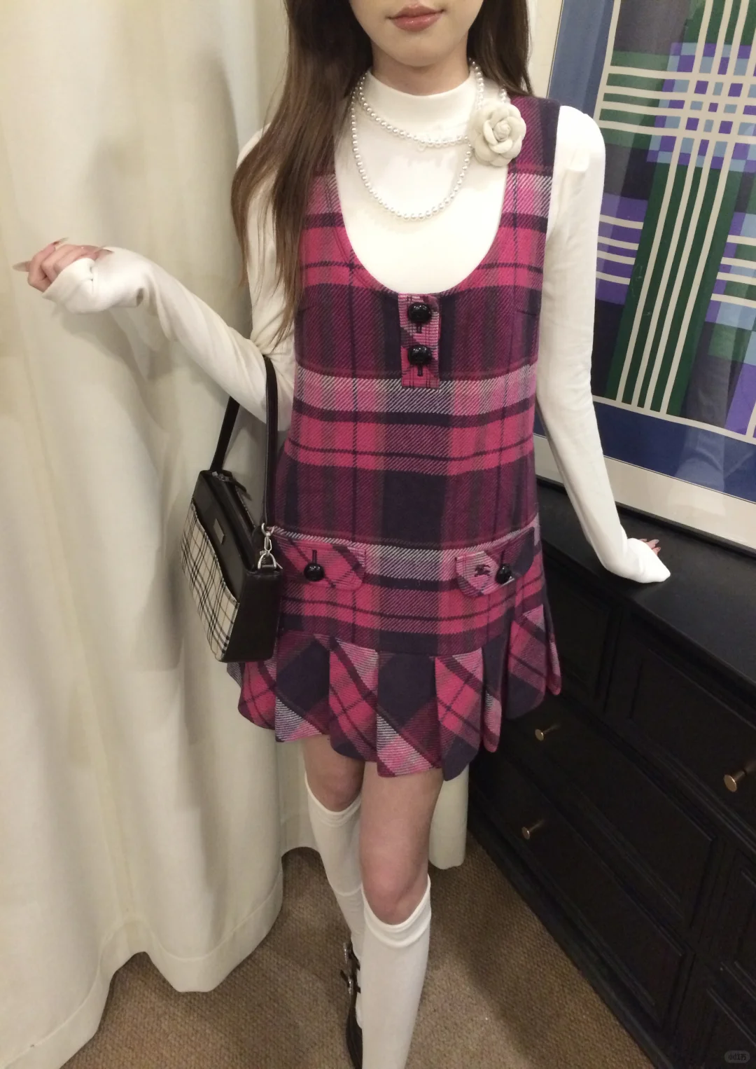 梦回千禧‼️火龙果辣妹背心裙bbr～