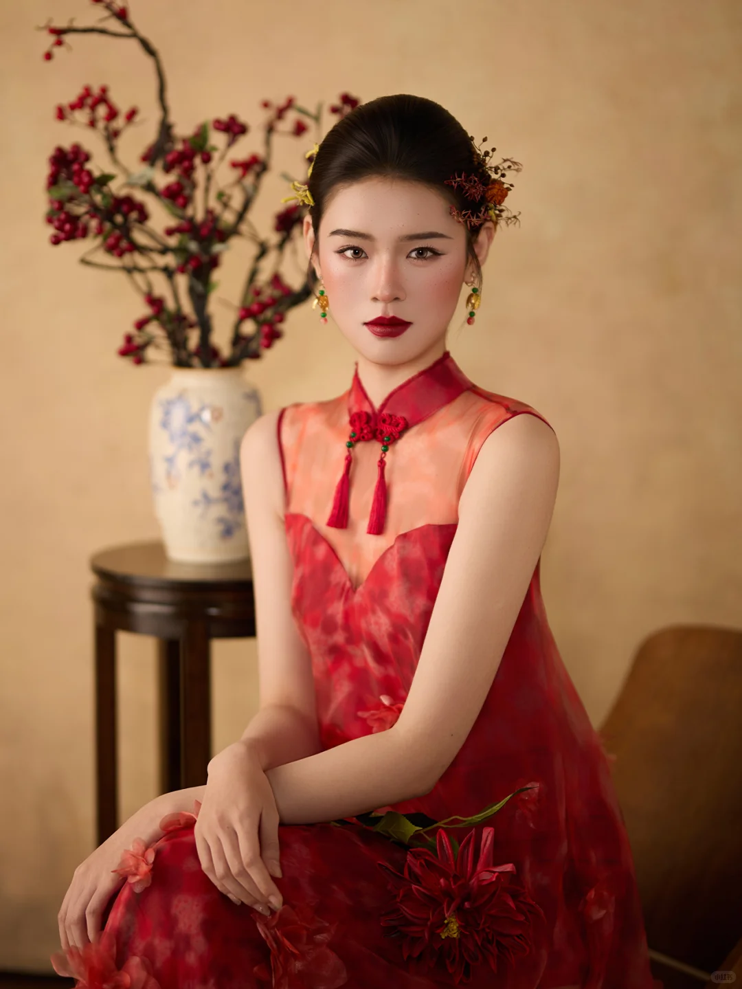 总会迷恋一件红裙｜娇艳热情的绽放🥀