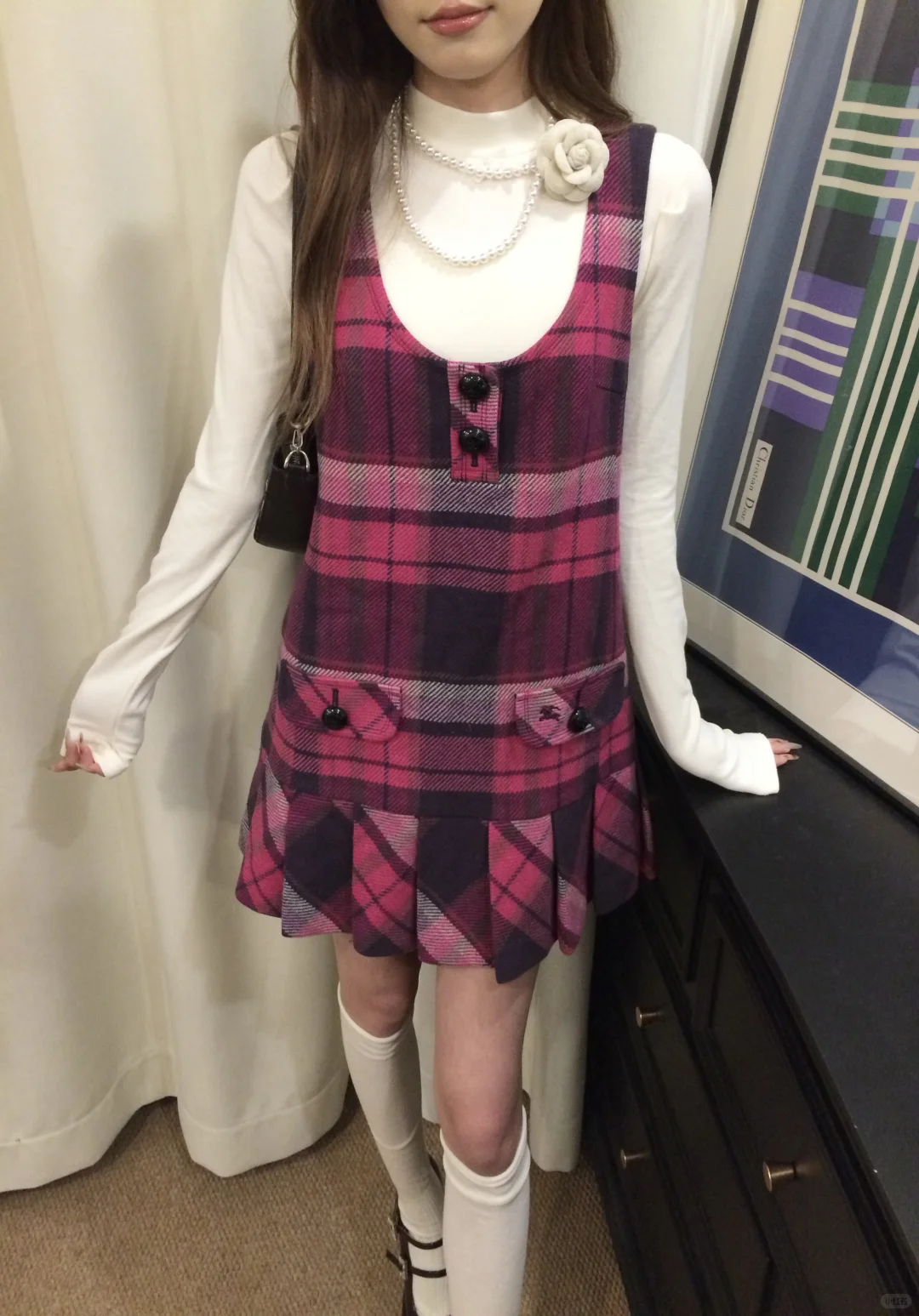 梦回千禧‼️火龙果辣妹背心裙bbr～