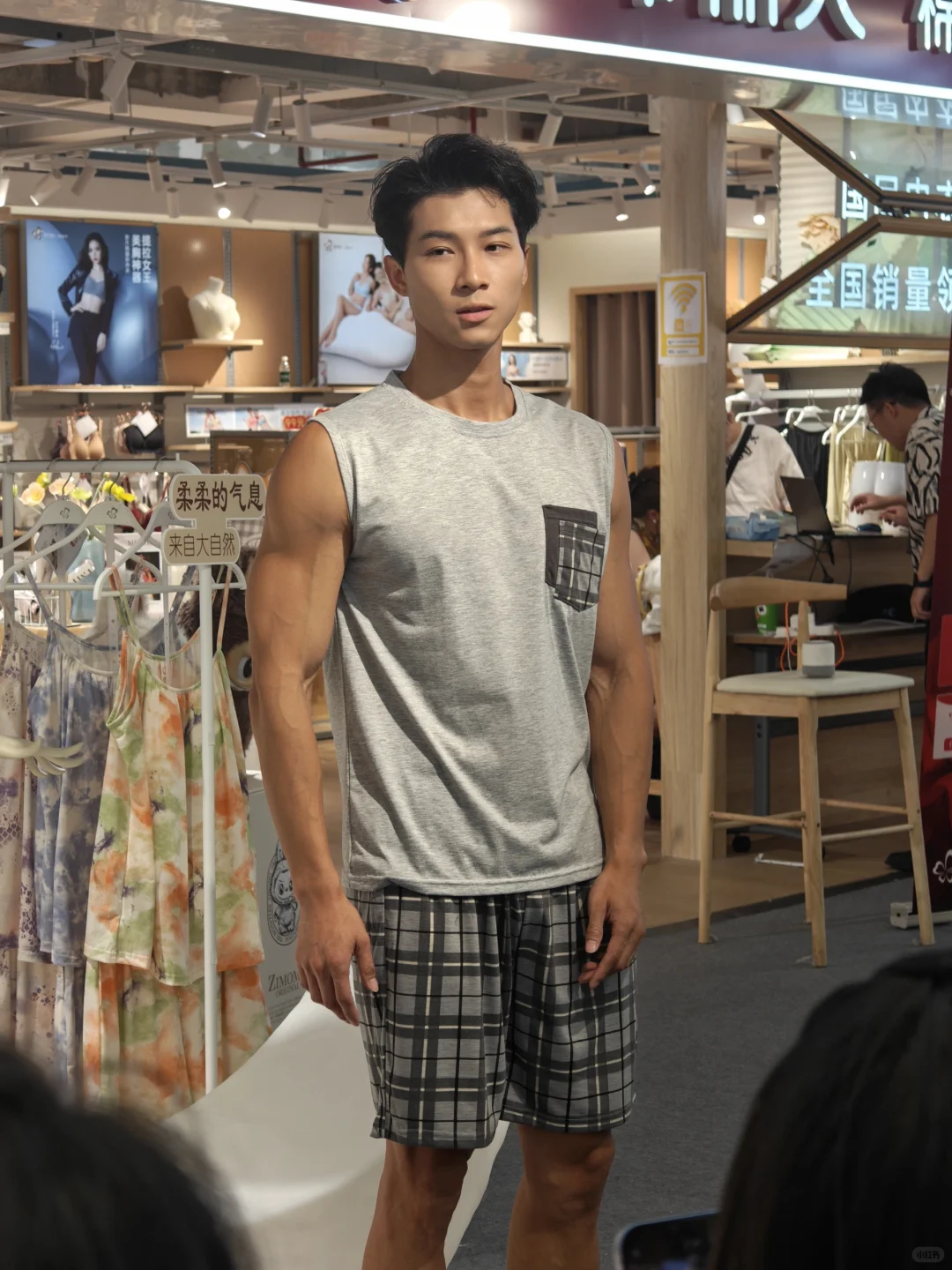 都市丽人游学——肌肉男模