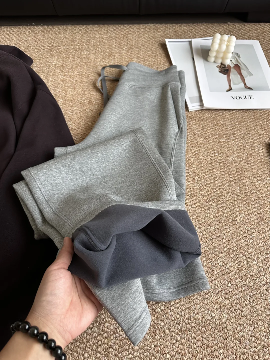 哇哇终于挖到了可以冬季穿的加绒瑜伽裤！