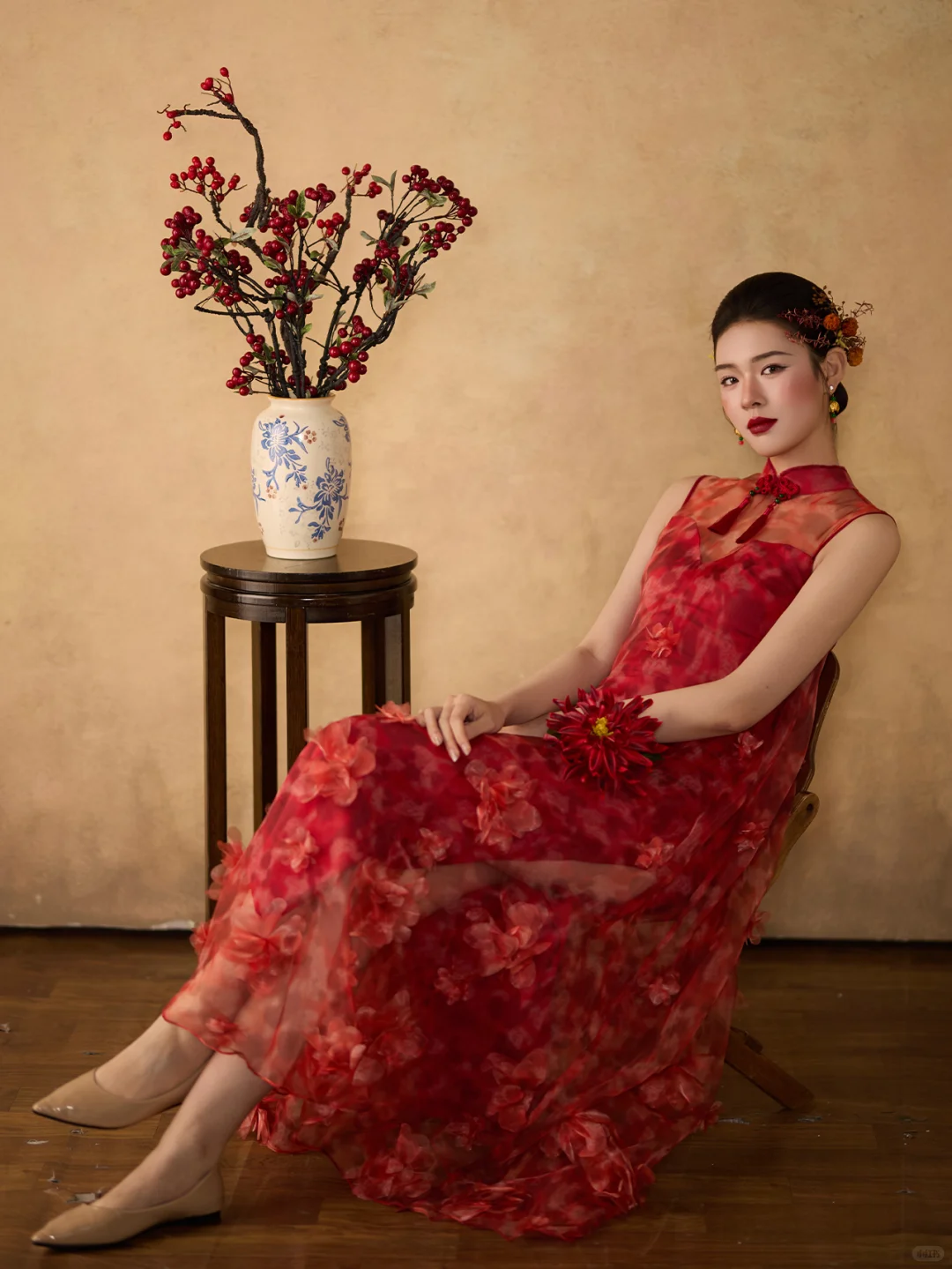 总会迷恋一件红裙｜娇艳热情的绽放🥀