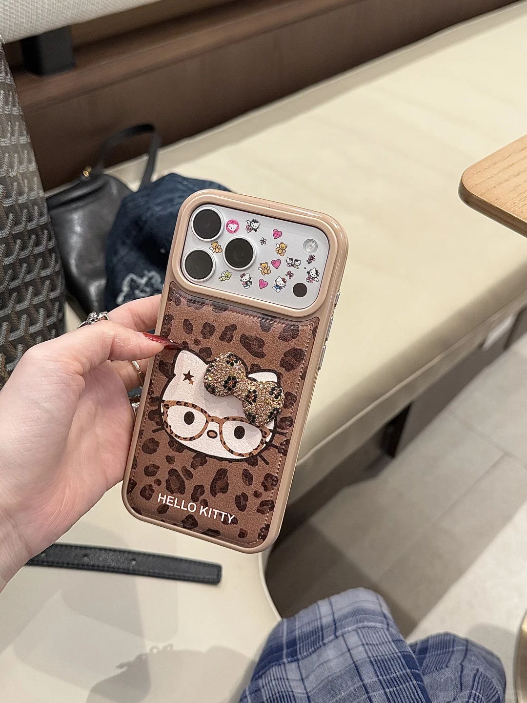 辣妹预警*♡+*.轻朋克亚亚感豹纹kitty好酷辣