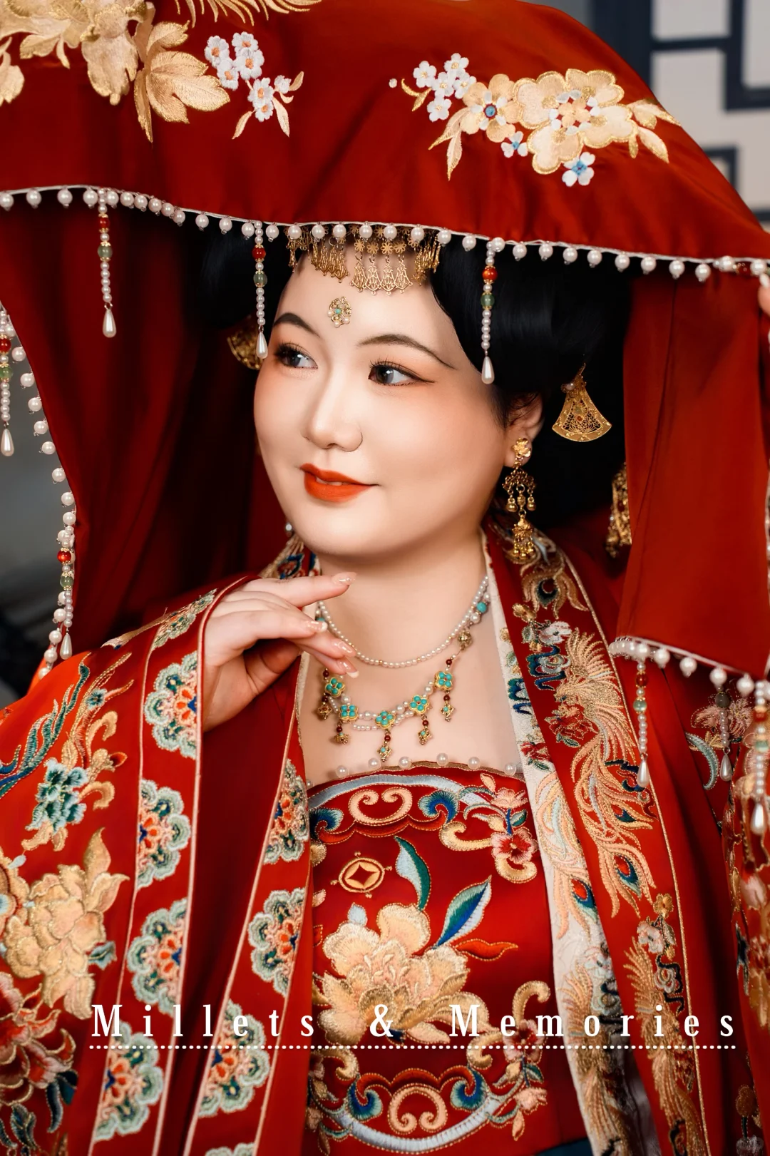 肉肉女孩穿唐制终于懂杨贵妃为啥是盛唐顶流