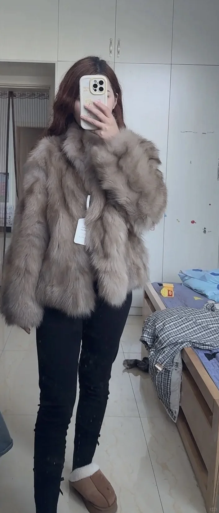 琳琳皮草韩女千金留不留啊