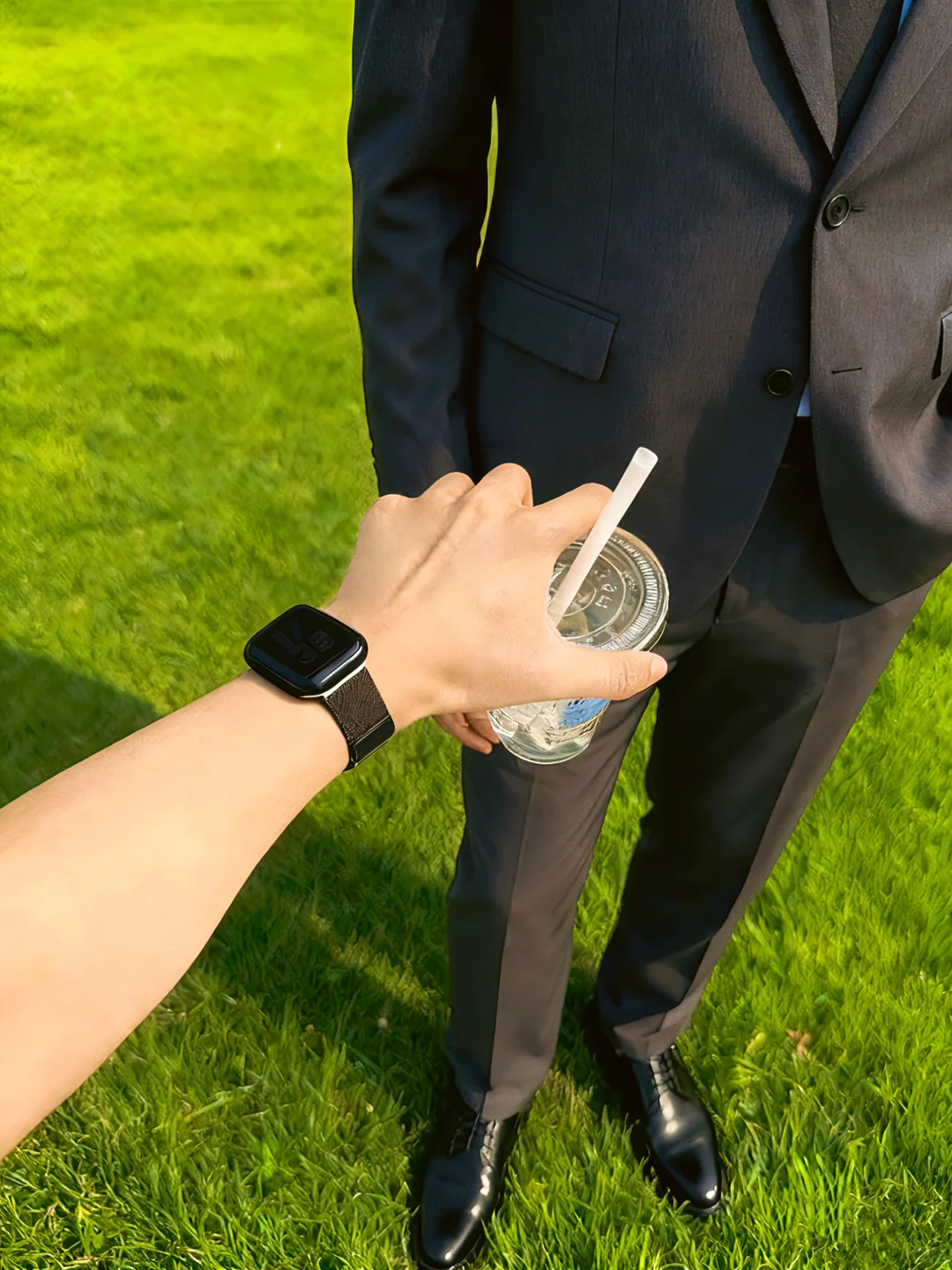 他说请我喝1️⃣杯