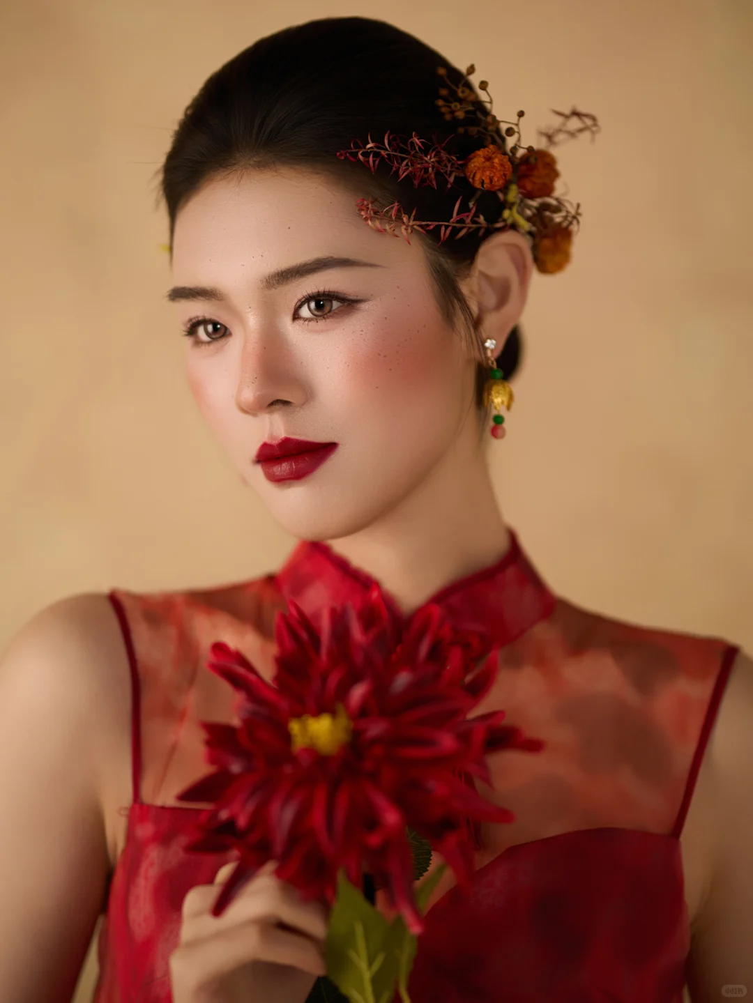 总会迷恋一件红裙｜娇艳热情的绽放🥀