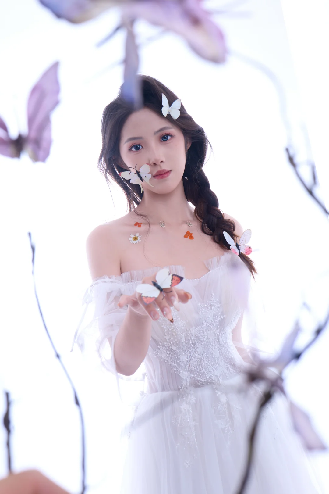 拍到了一位顶级模特