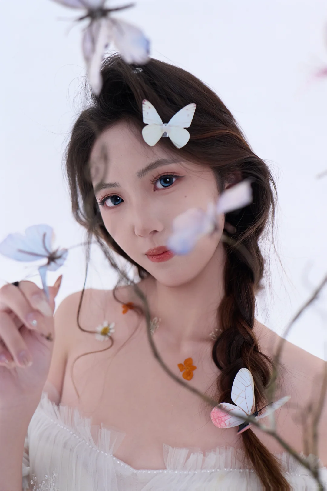 拍到了一位顶级模特