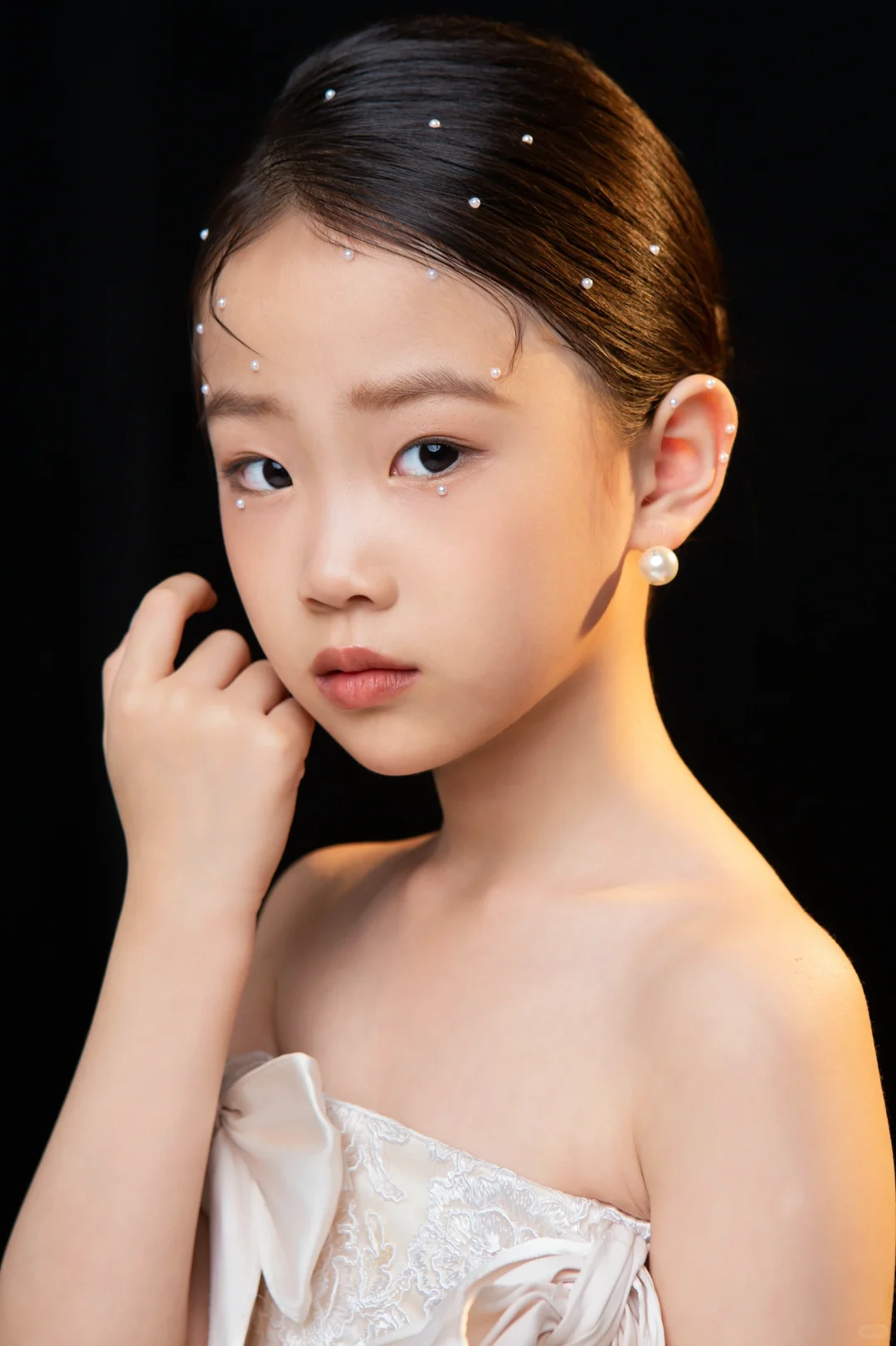 给影楼当模特拍的样片，反的底片也很好看呀。