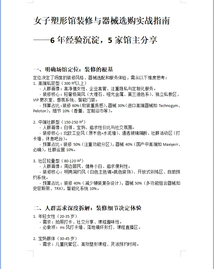 🔥开馆必抄！6年血泪避坑指南