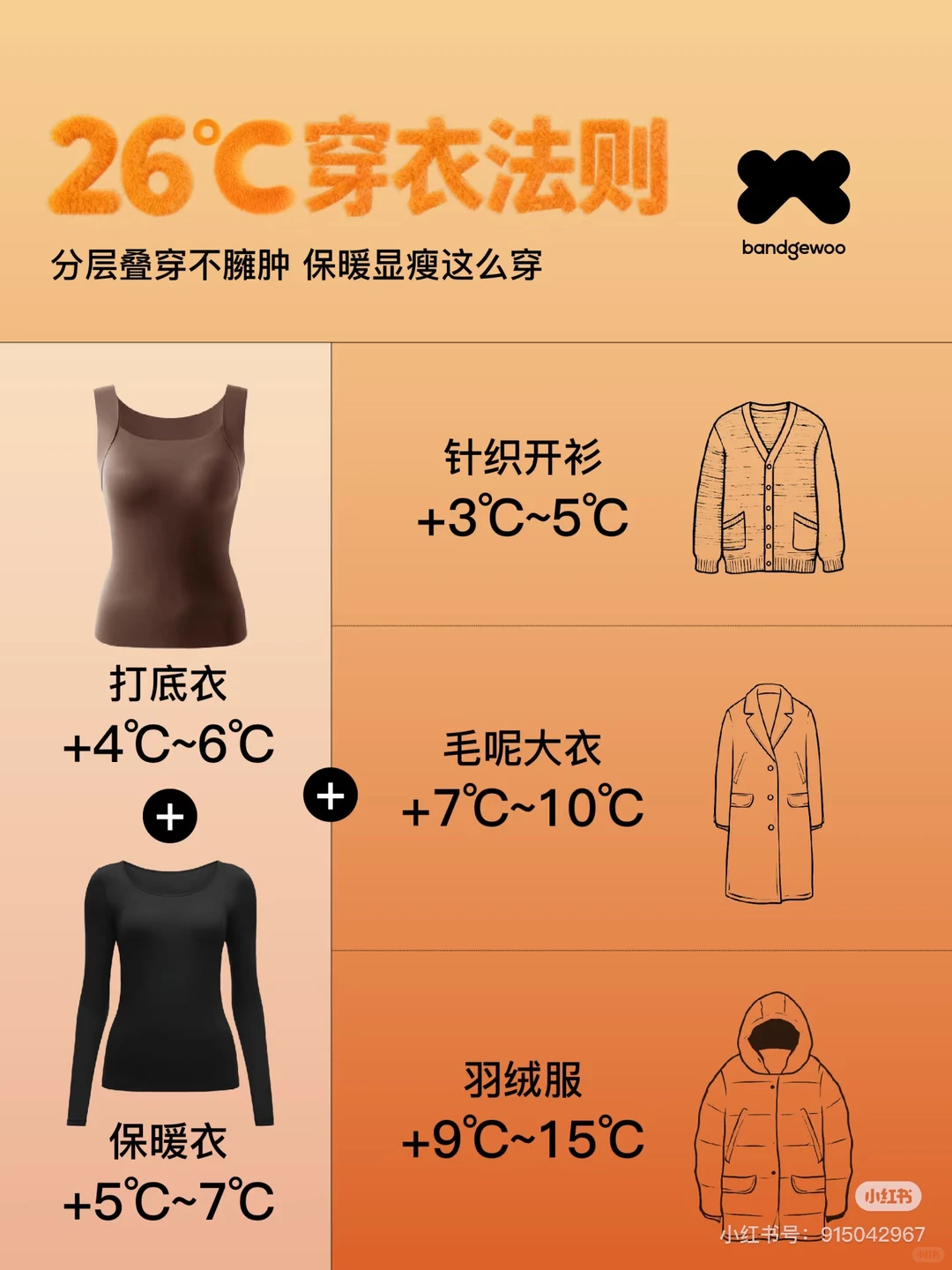 Get26° 穿衣法则｜这个冬天保暖显瘦不臃肿✨