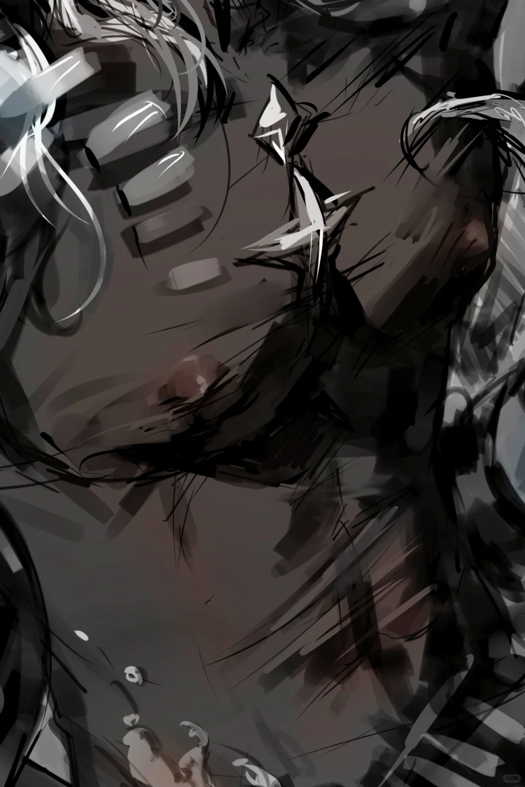 觉得涩请点赞这样主播就会一直画