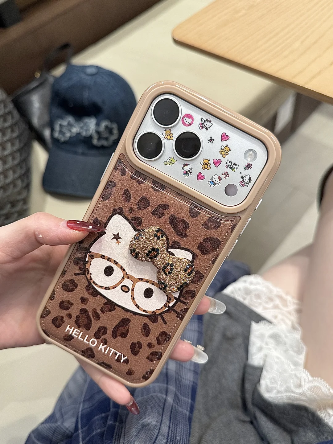 辣妹预警*♡+*.轻朋克亚亚感豹纹kitty好酷辣