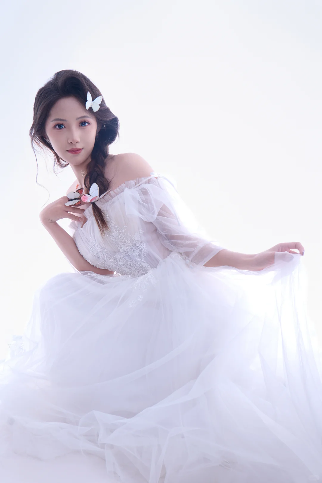 拍到了一位顶级模特