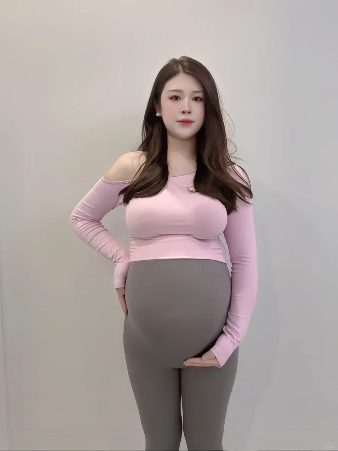 孕36W➕，这个肚子算大吗🥰🥰🥰