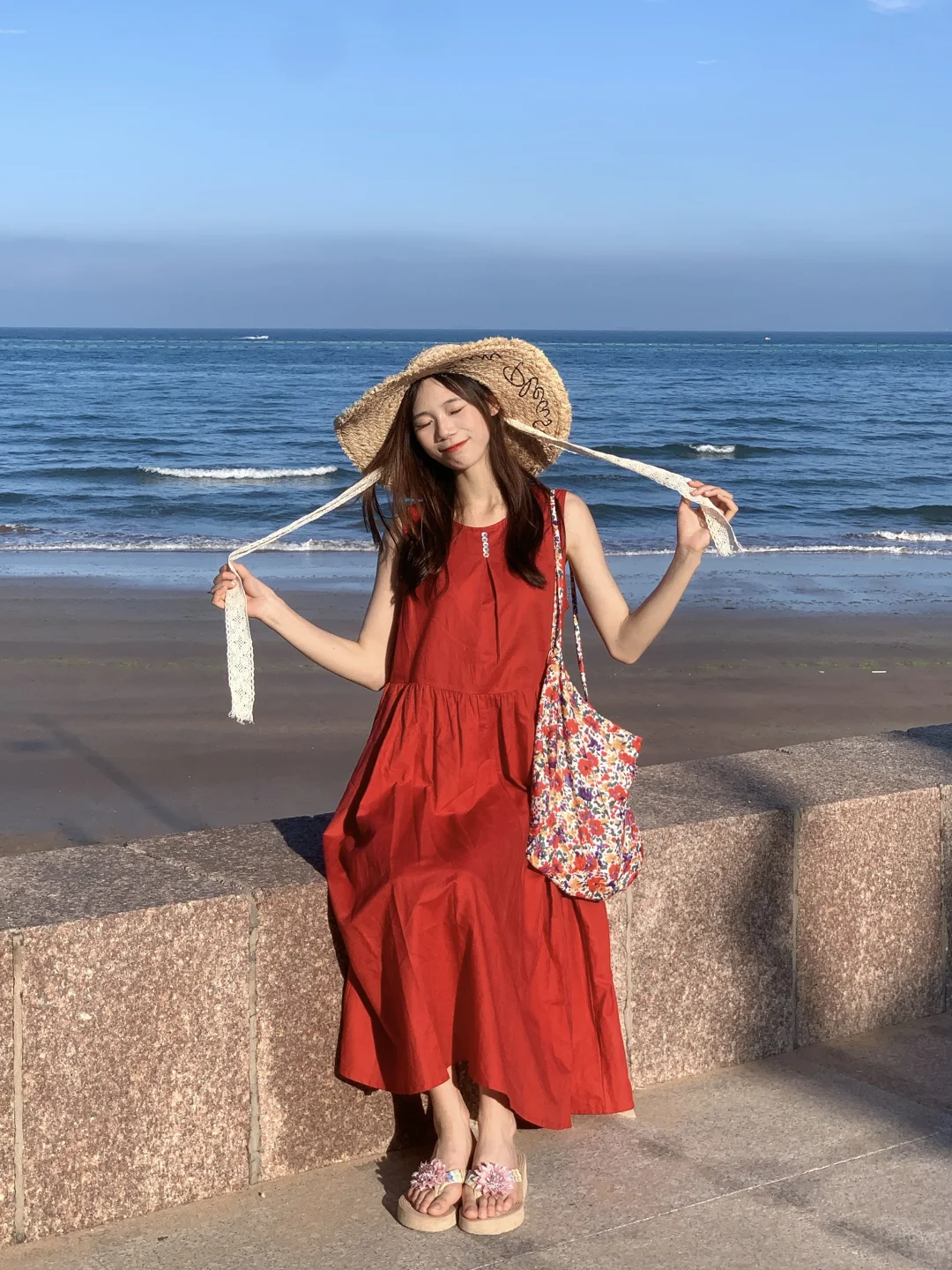 存一些海边拍照姿势！下次去海边就这么拍啦