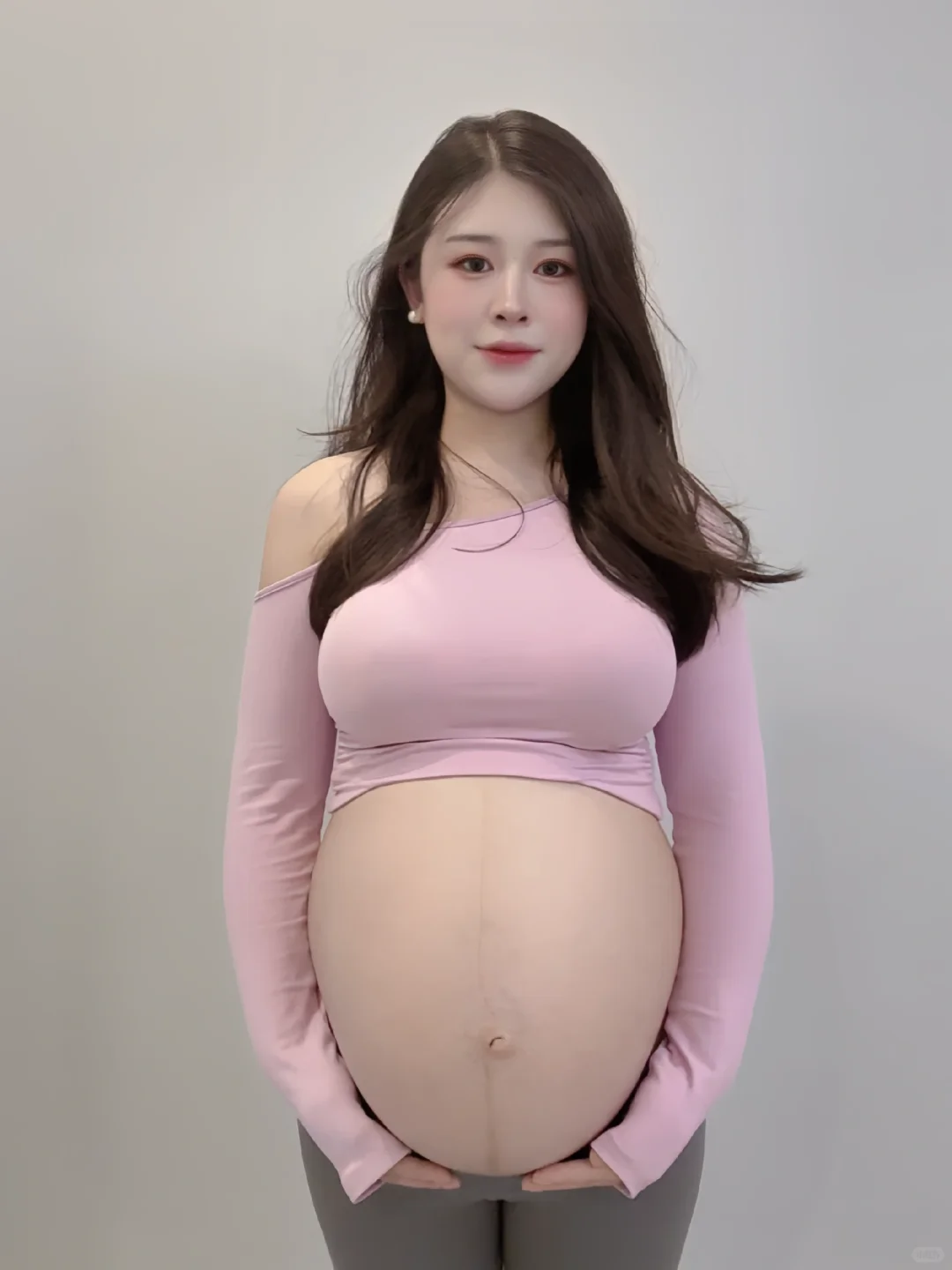 孕36W➕，这个肚子算大吗🥰🥰🥰