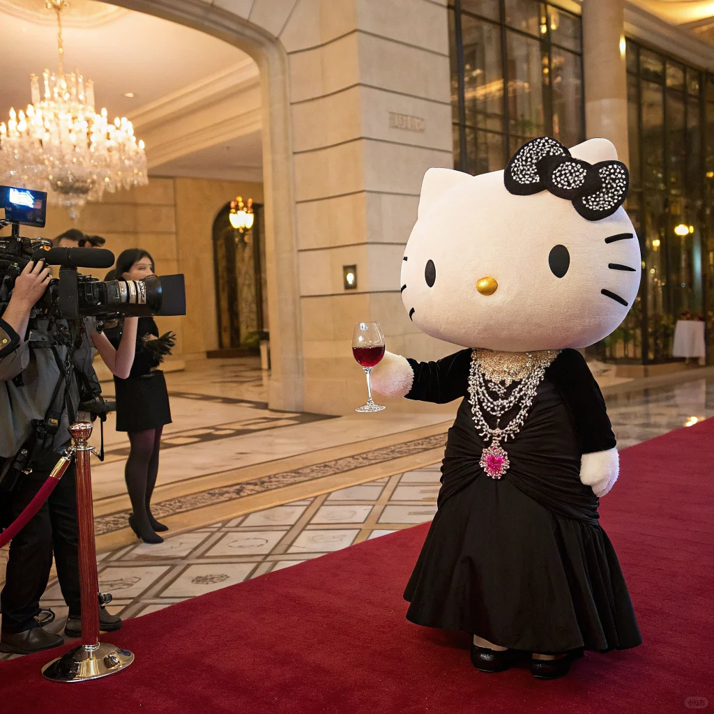 Recraft｜kitty 头像(财阀版)