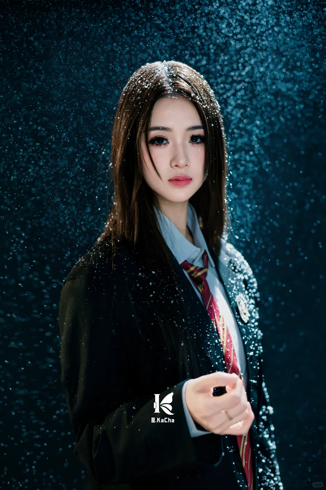 袁华你看！那雪，那风，那路灯，是秋雅❄