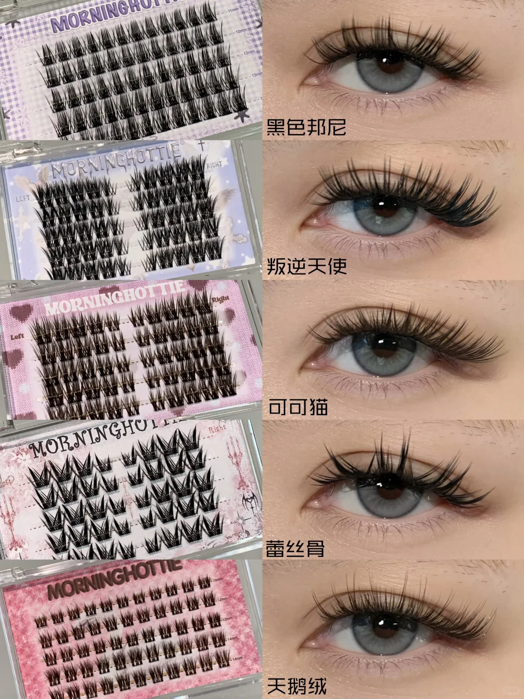 🕊️Moringhottie早安辣妹假睫毛新品合集🏷️