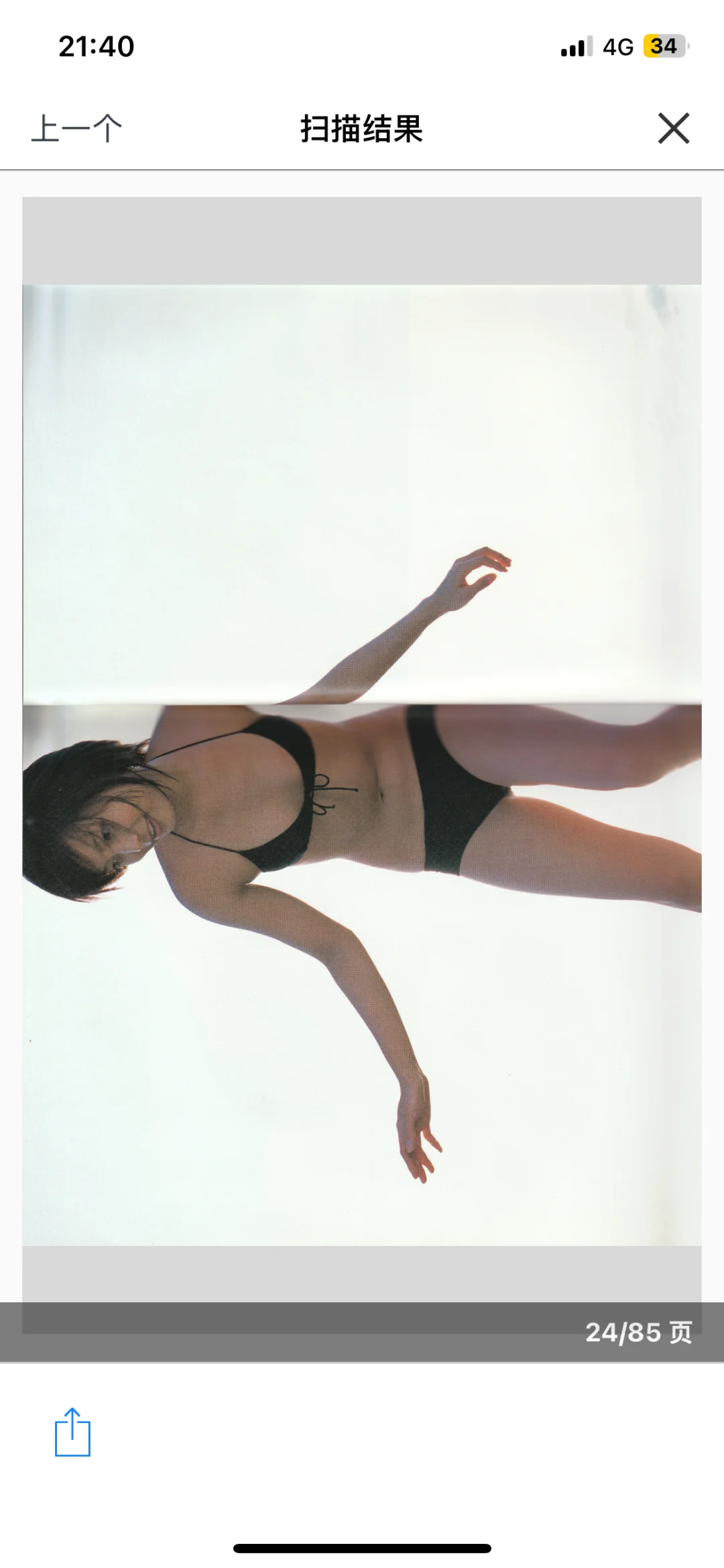 扫描了一本写真集，花了一小时