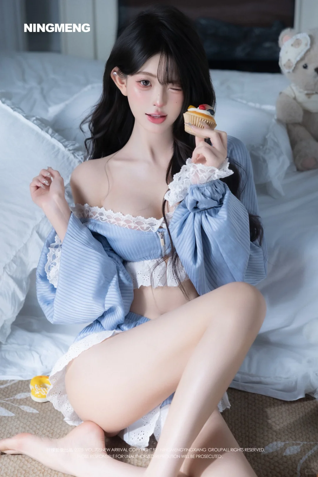 她好像很会拍纯欲风诶🐰居家氛围感杭州写真