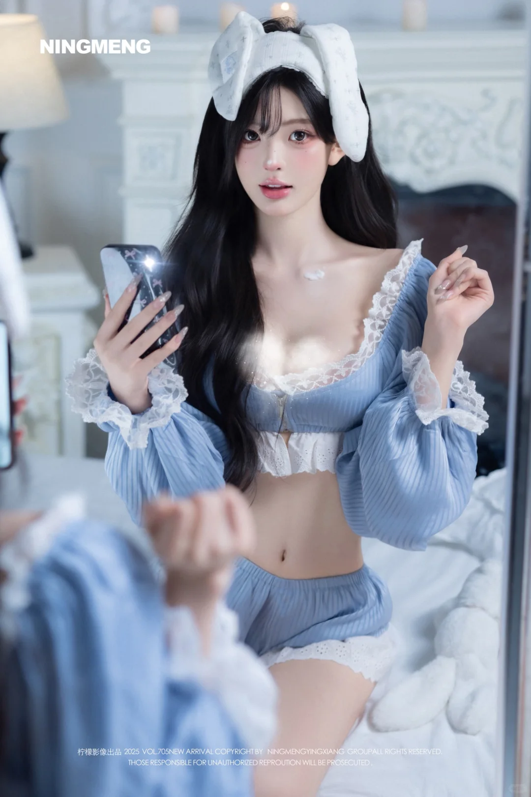 她好像很会拍纯欲风诶🐰居家氛围感杭州写真