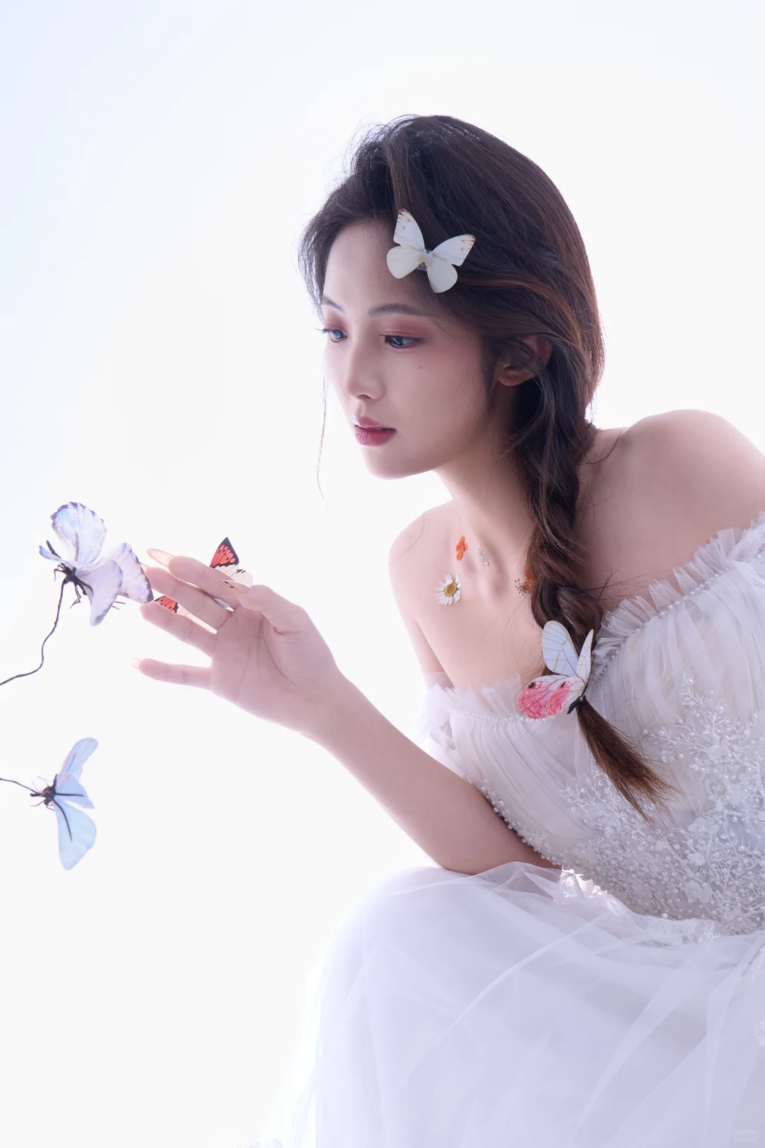 拍到了一位顶级模特