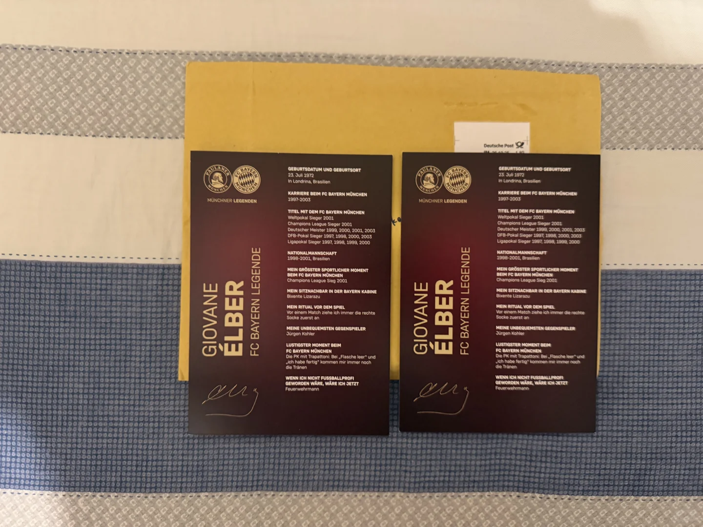 75 🇩🇪埃尔博回信签✍️