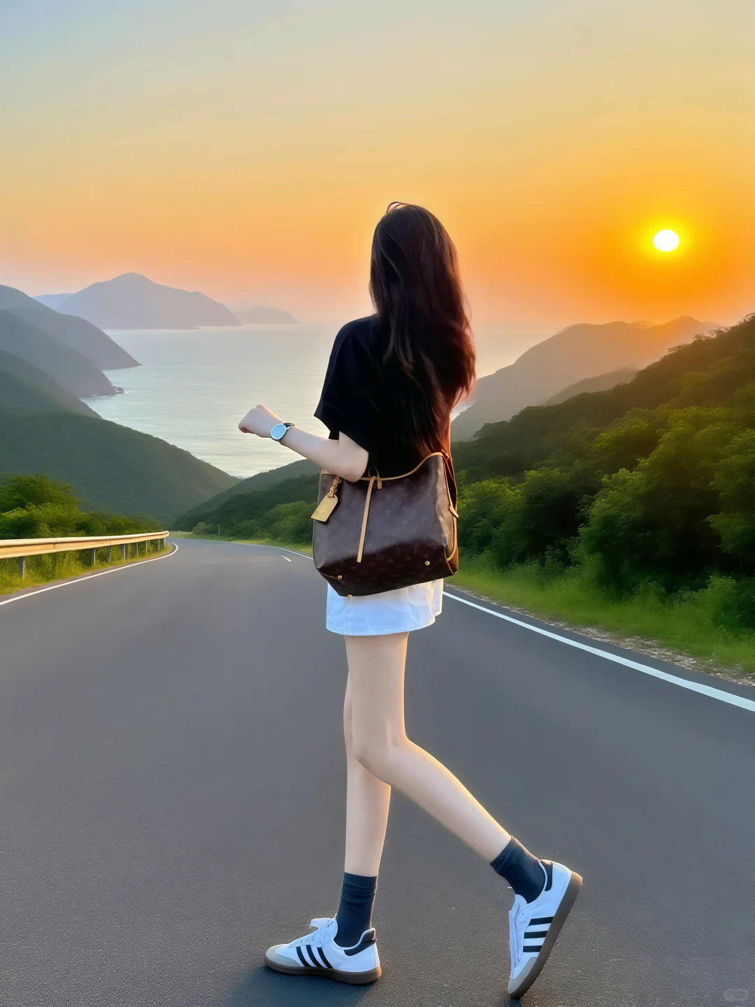 海边夕阳，我来拍啦！🌅