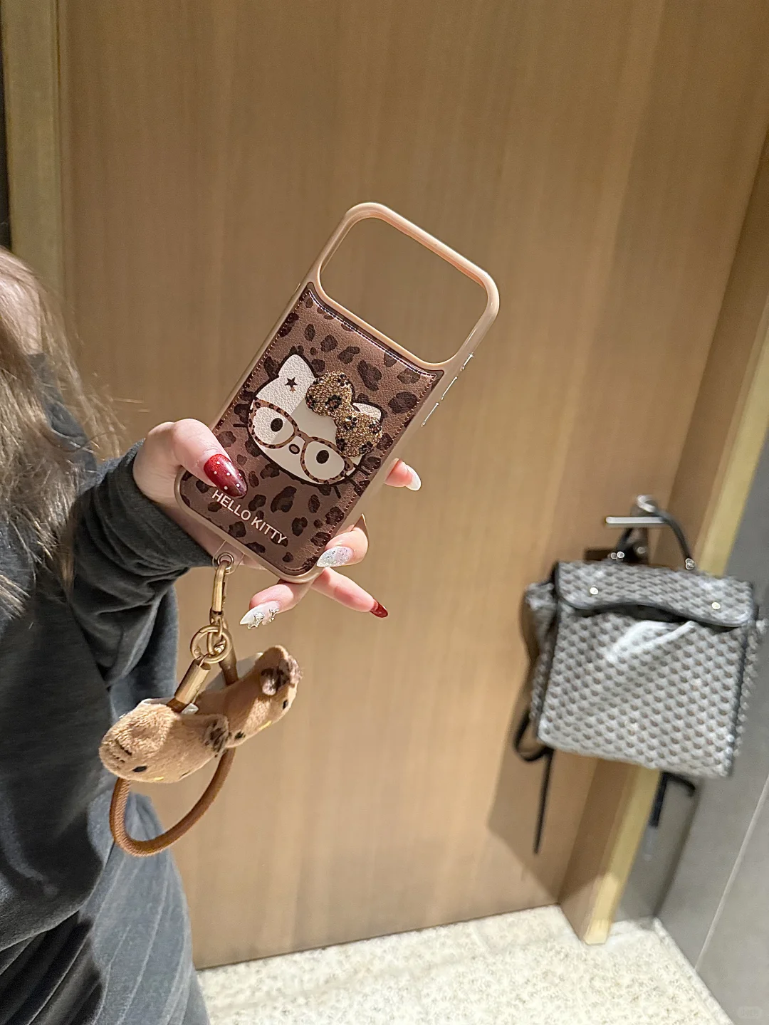 辣妹预警*♡+*.轻朋克亚亚感豹纹kitty好酷辣