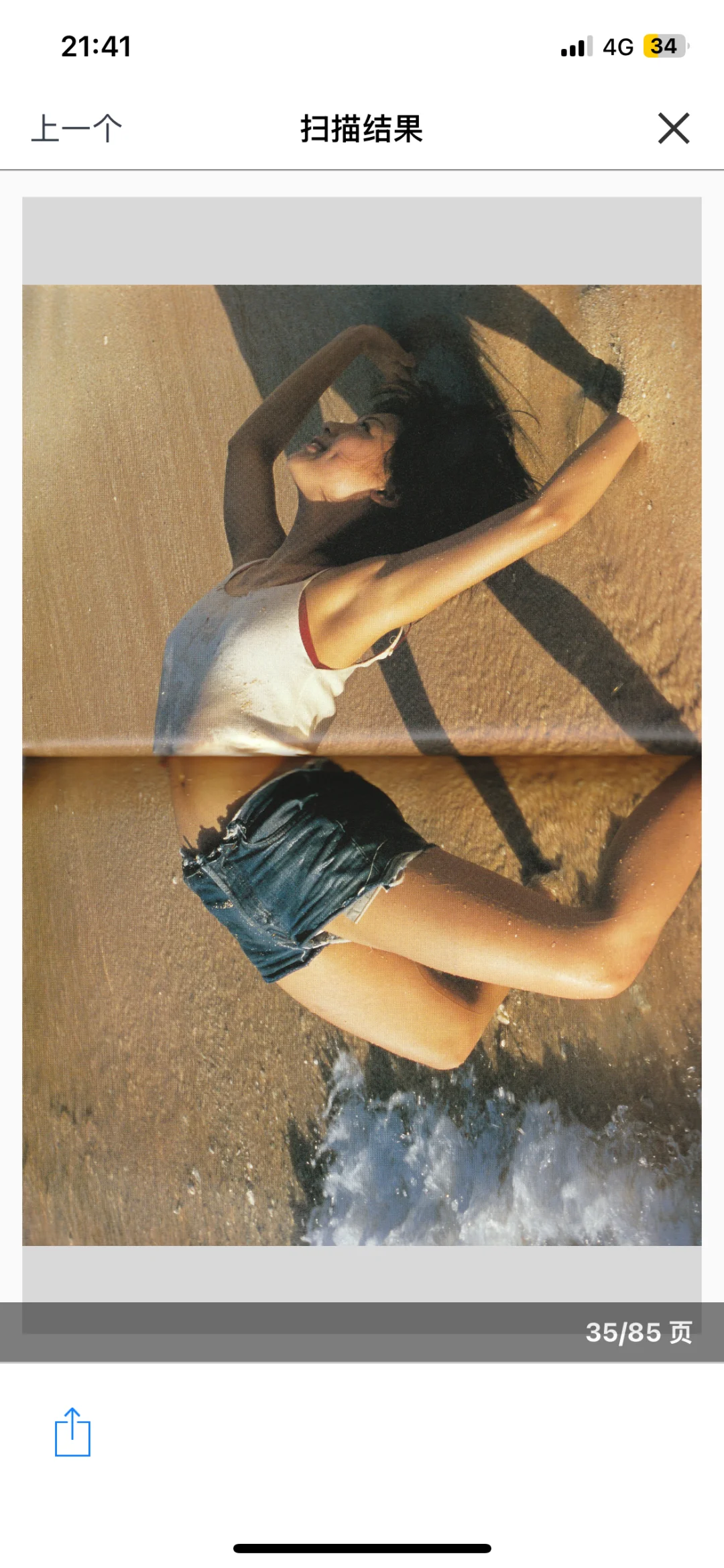 扫描了一本写真集，花了一小时