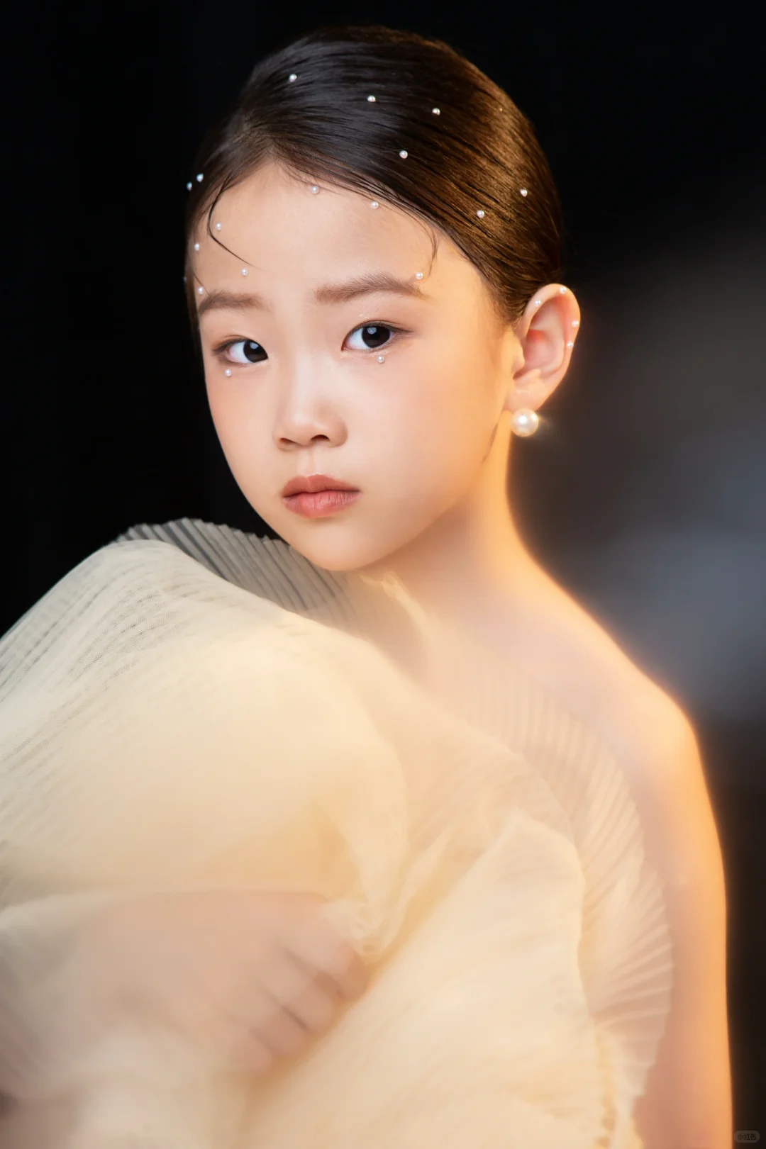 给影楼当模特拍的样片，反的底片也很好看呀。