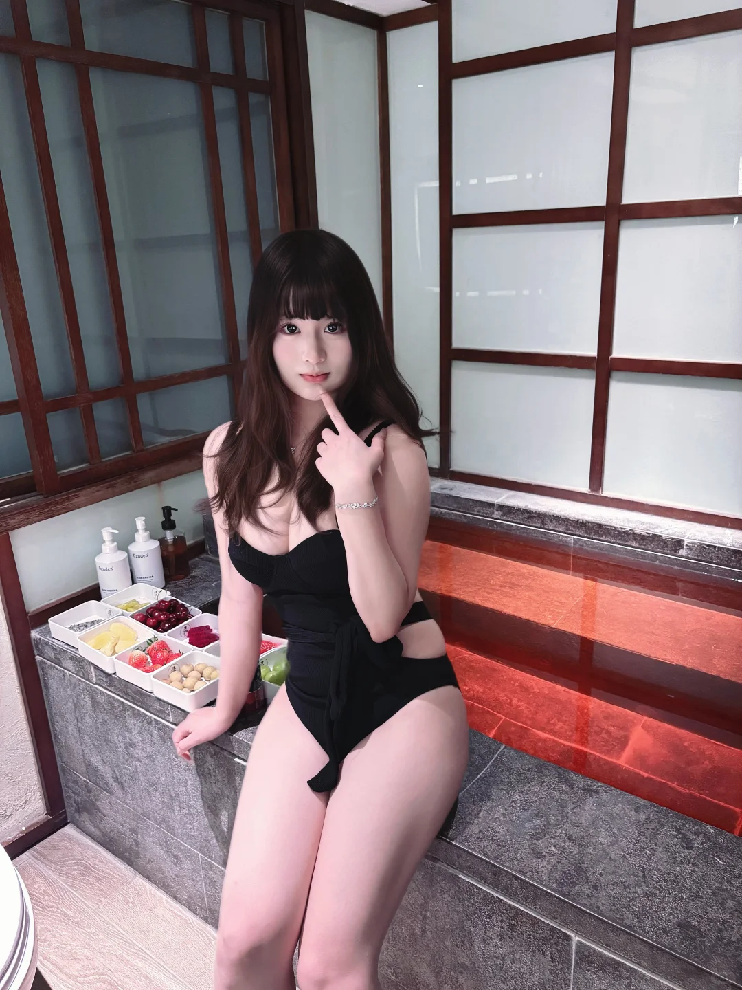 爱死温泉里的我🩱温泉泳衣