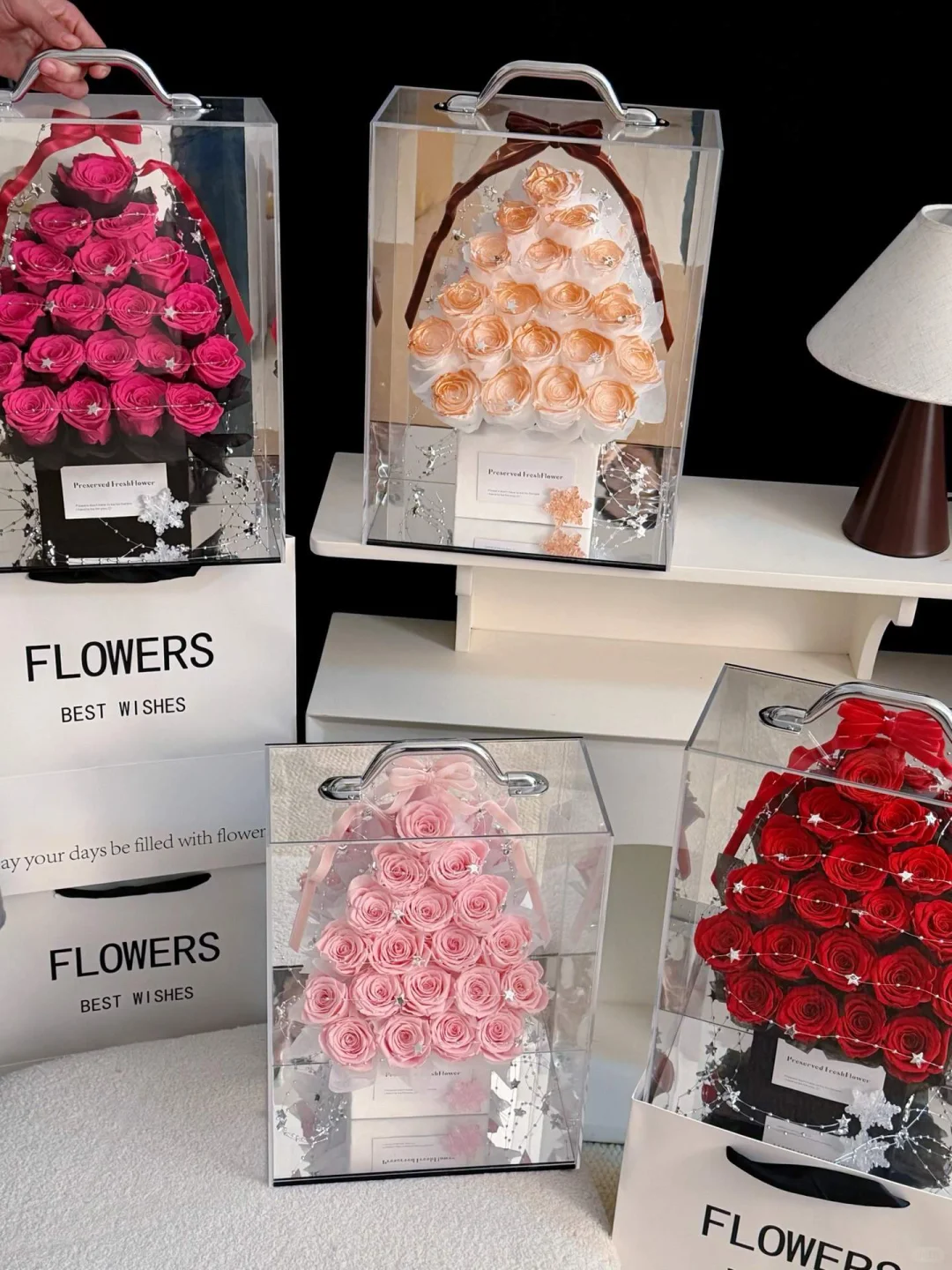 谁懂啊😲 永生花玫瑰让浪漫永不凋谢！