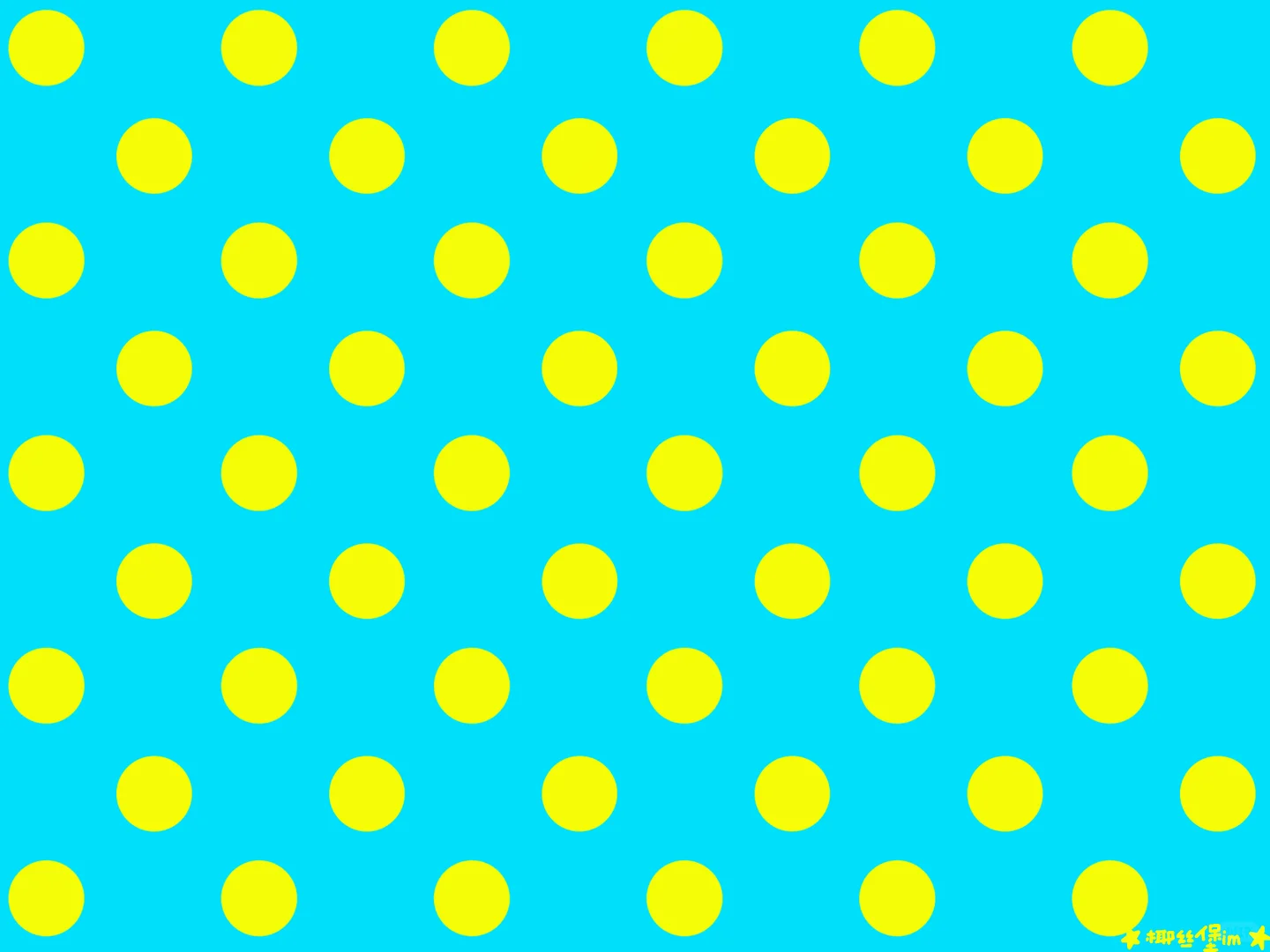 荧光系波点平板壁纸🫟