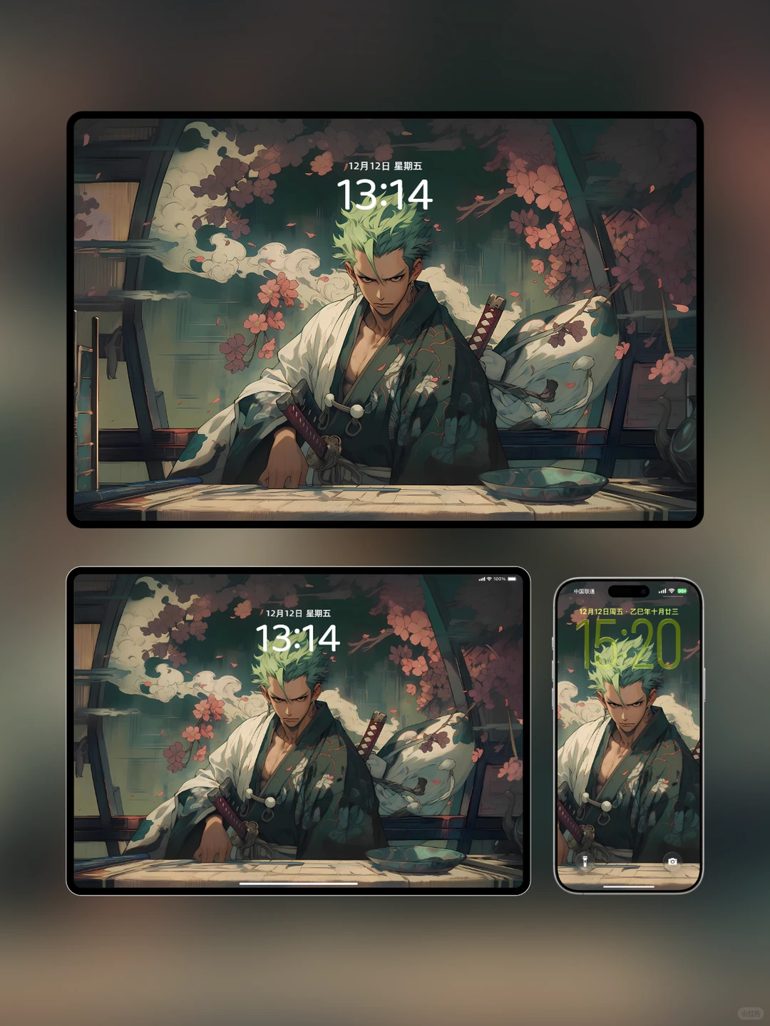 海贼王壁纸 | 忧郁的索隆4K高清手机壁纸