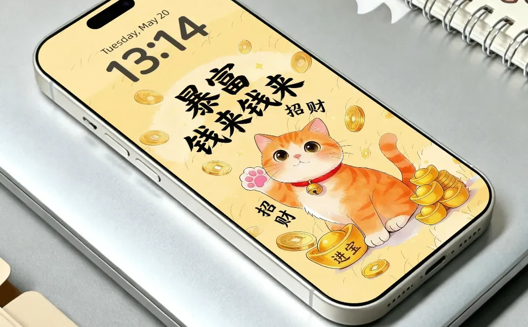 暴富💰钱来钱来新款手机壁纸