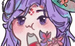 画了昭君的GIF表情包