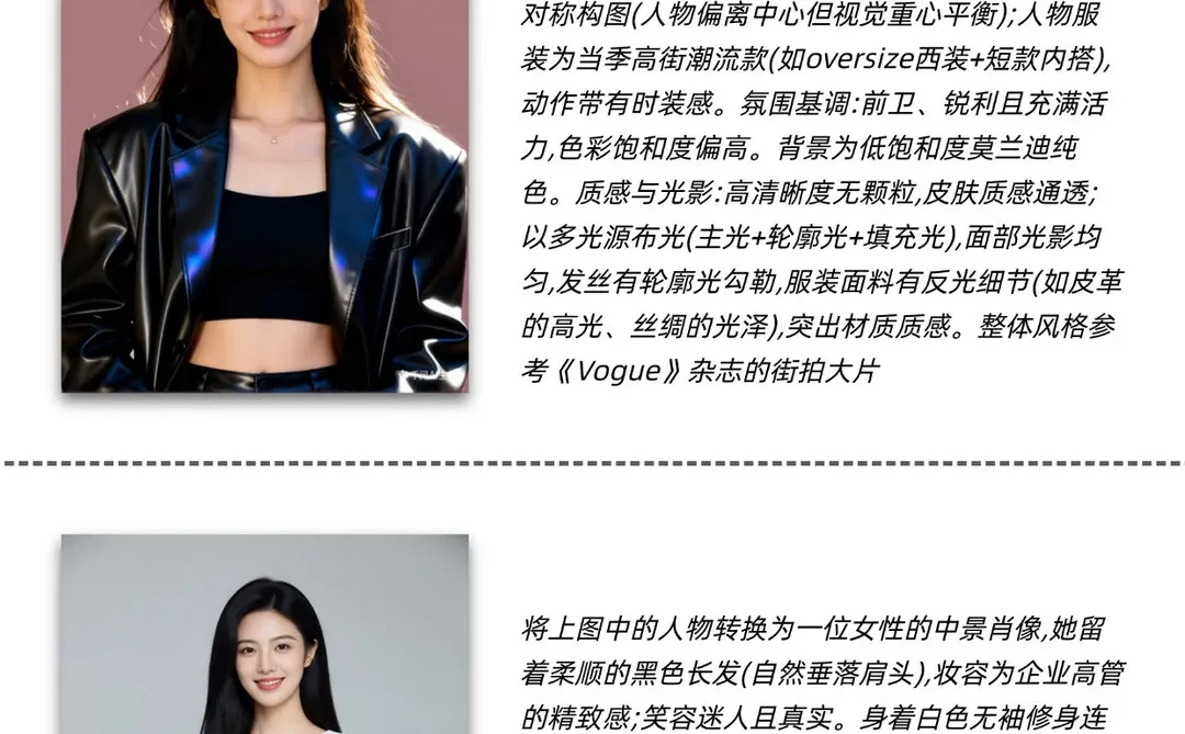 用AI一键生成9套职业写真｜附提示词