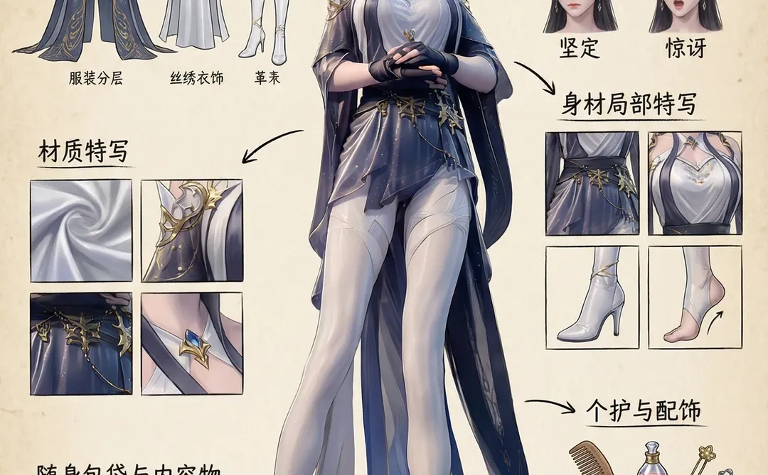 《斗破苍穹》曹颖角色拆解（附提示词）