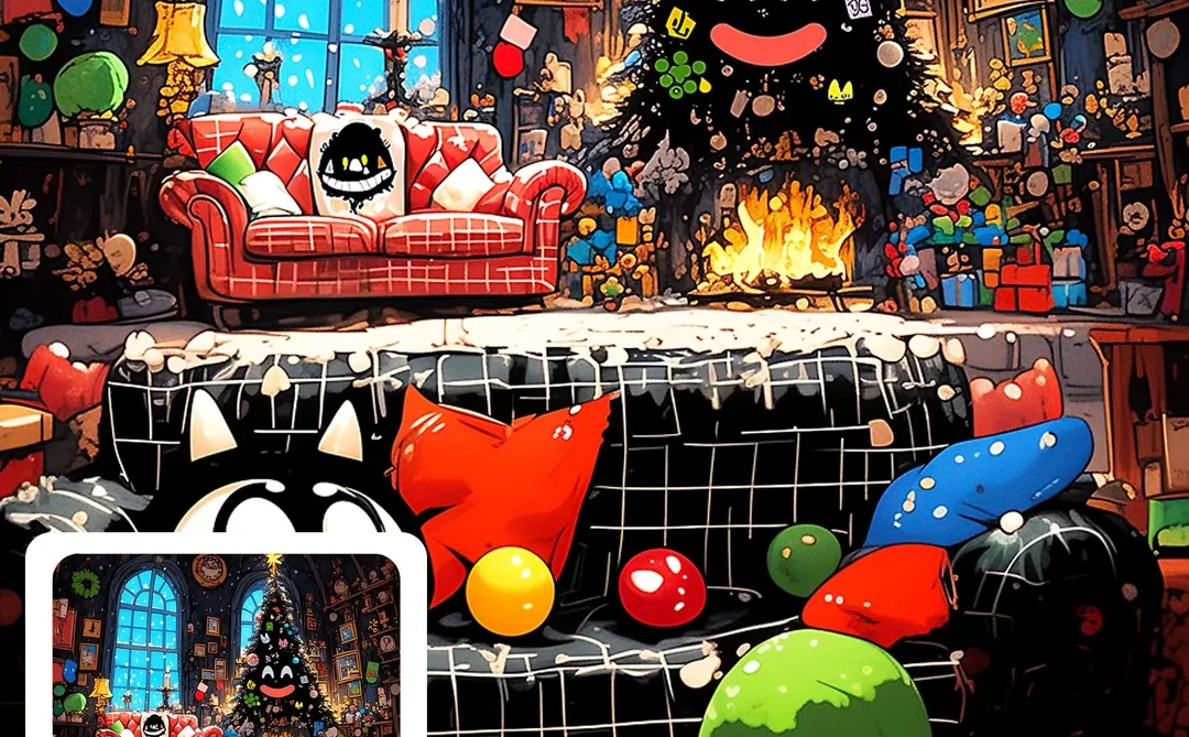 HALLOWEEN壁纸 圣诞树的“秘密”