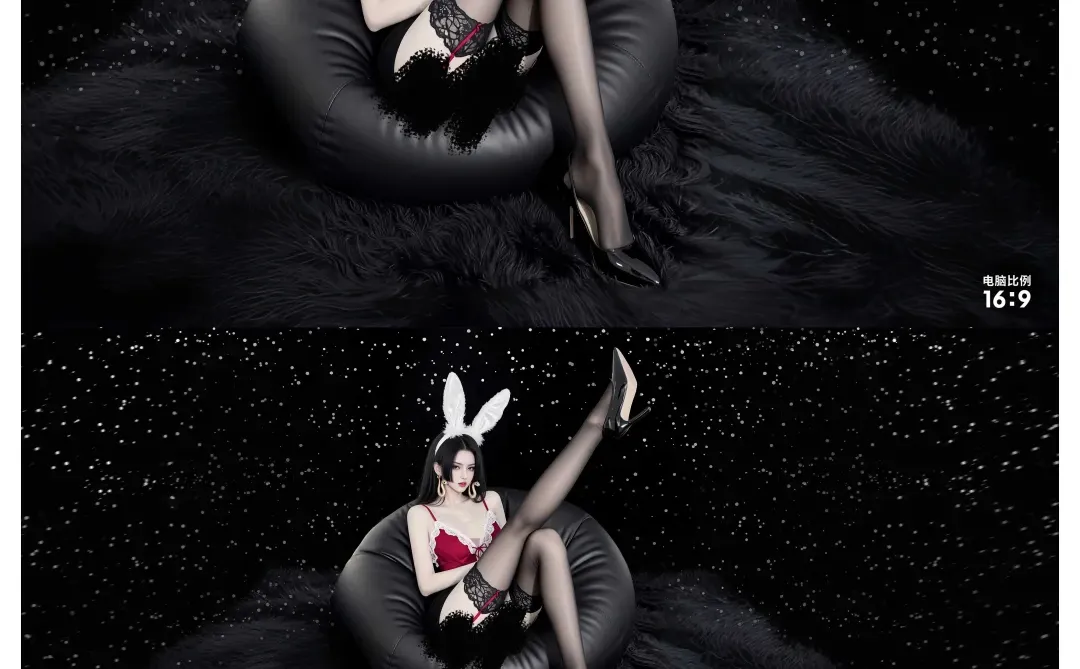 ❤️女帝圣诞装踢腿#419