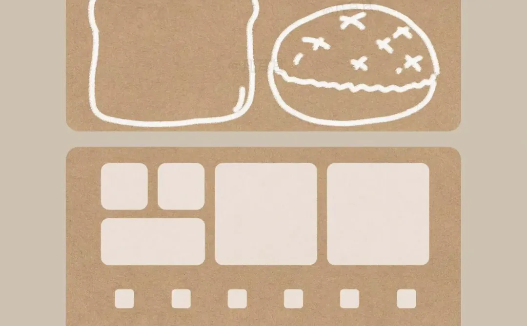 iPad电脑插画壁纸｜面包