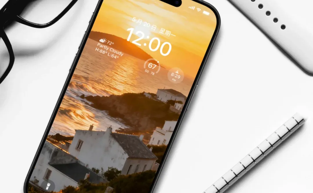 电脑壁纸 A-12落日双镜